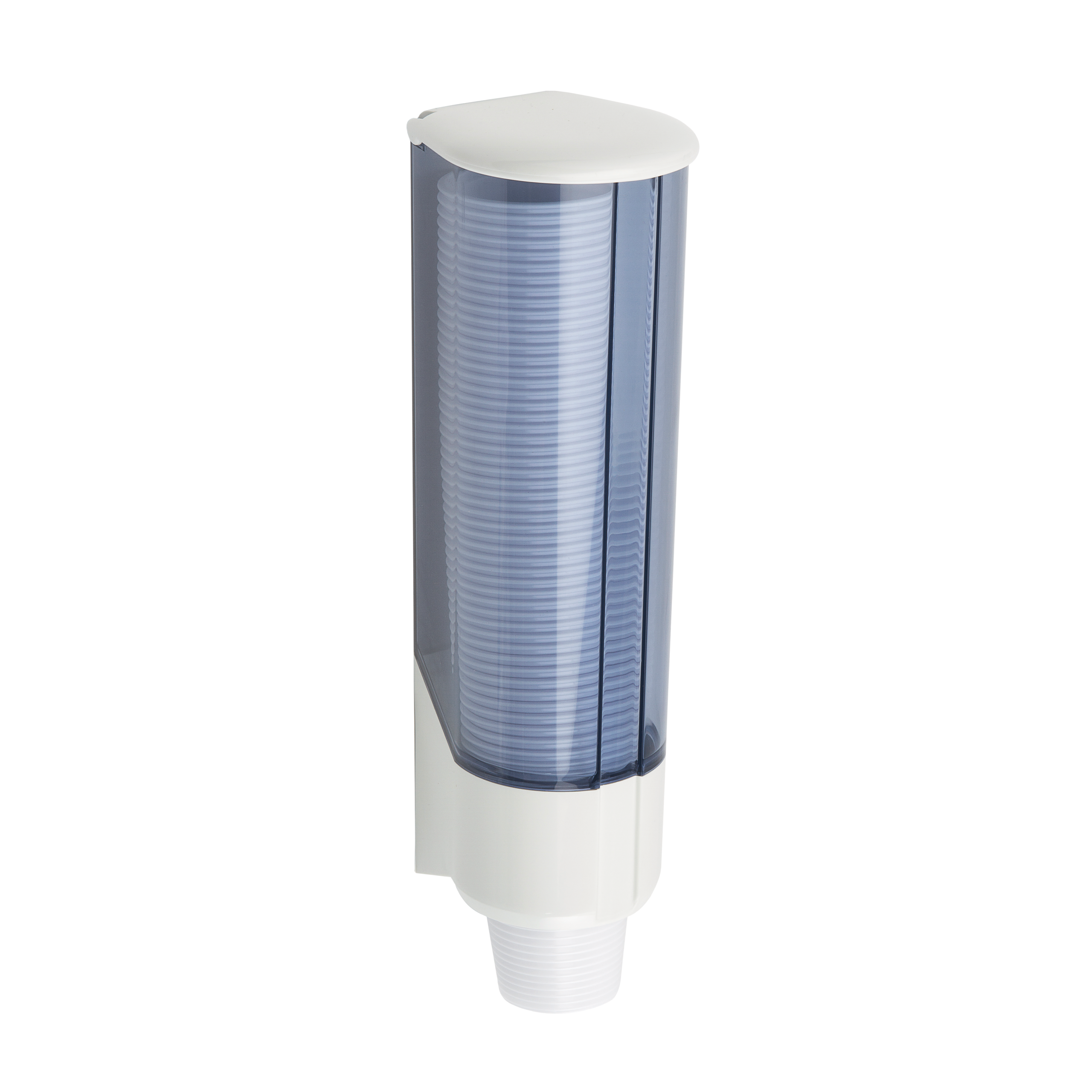 Wall-mounted plastic cup dispenser(customizable) – premium dental product from Barmaan Dental, South African distributor of Dispotech Switzerland