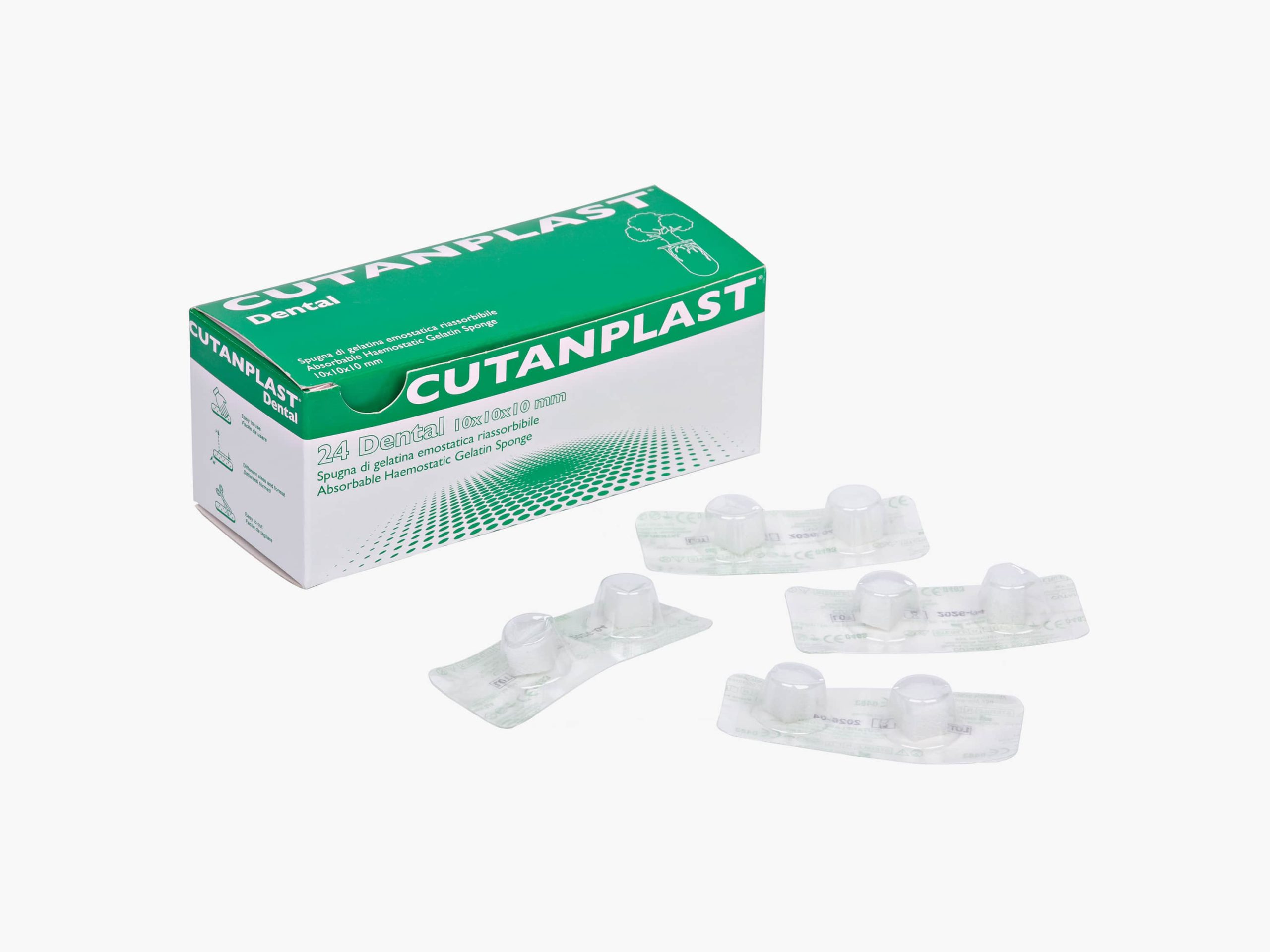Cutanplast- Haemostatic Sponge – premium dental product from Barmaan Dental, South African distributor of Dispotech Switzerland