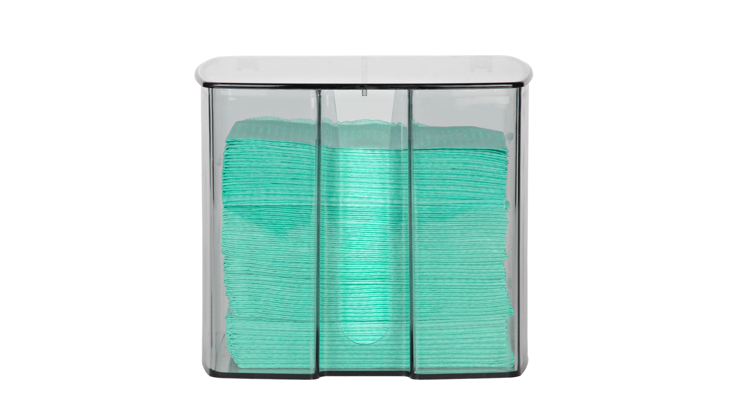 Plexiglass bib dispenser – premium dental product from Barmaan Dental, South African distributor of Dispotech Switzerland