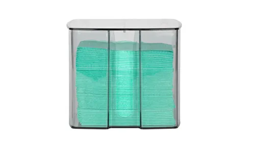 Plexiglass bib dispenser – dispensers product available from Barmaan Dental South Africa