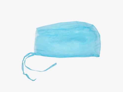 Disposable non-woven caps with ties – disposables product available from Barmaan Dental South Africa