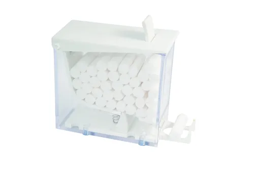 Cotton roll dispenser – dispensers product available from Barmaan Dental South Africa